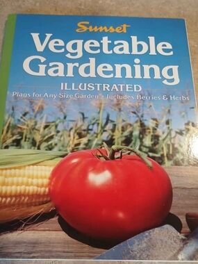 Sunset Vegetable Gardening Illustrated — Blue Cover